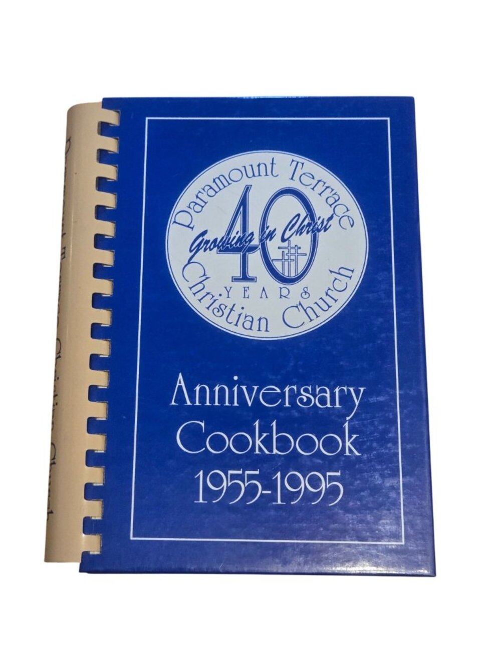 Paramount Terrace Christian Church 40th Anniversary Cookbook 1995 Amarillo Texas